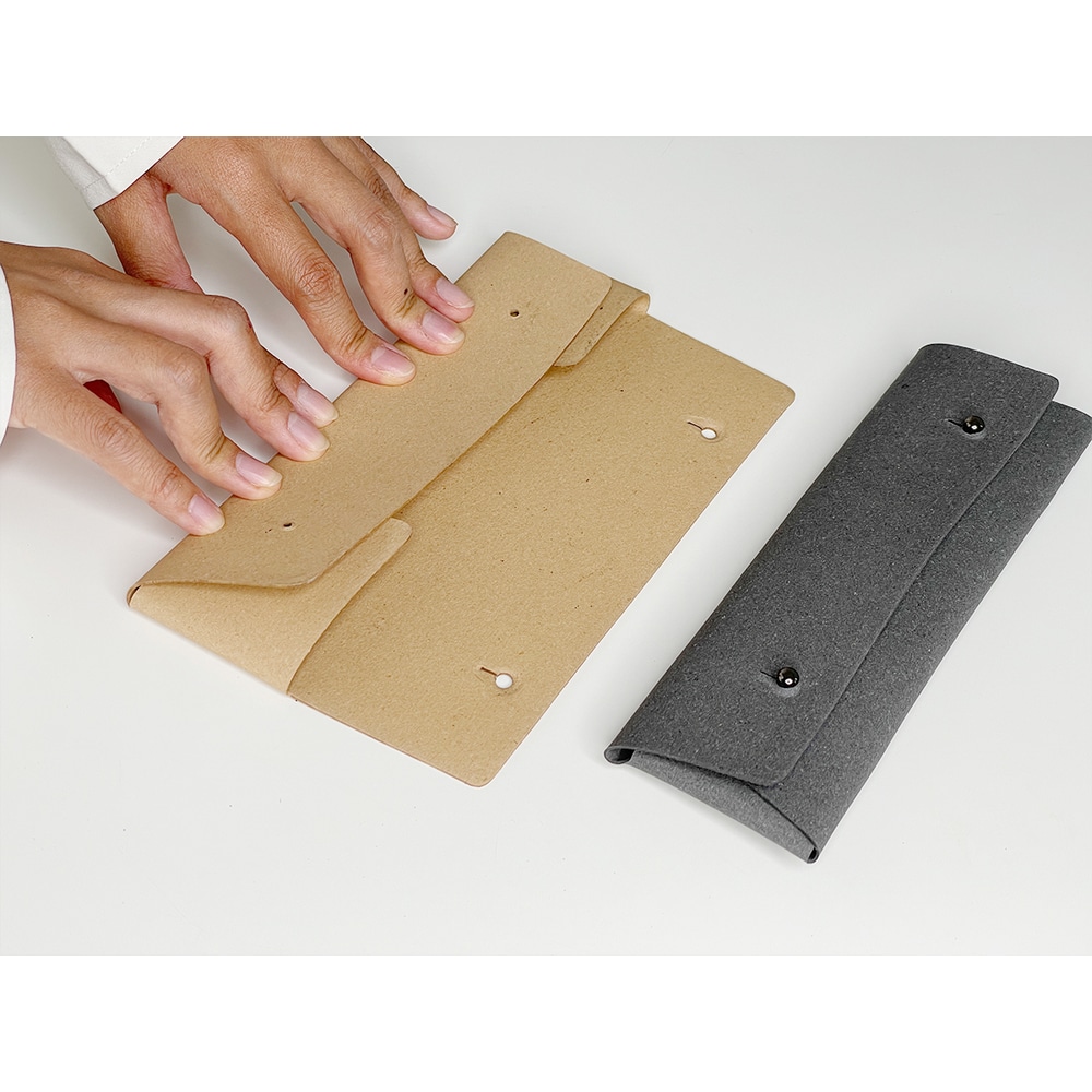 Recycled Leather Pencase – Bild 4